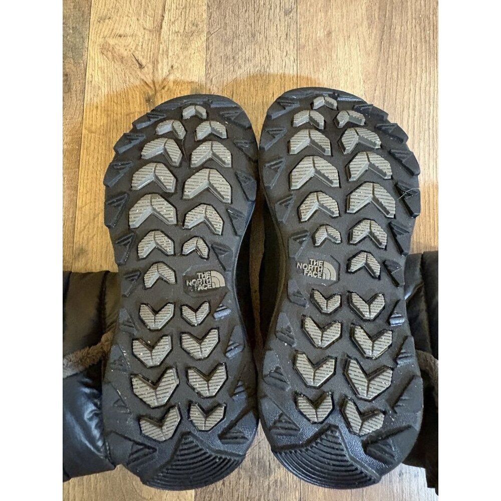 NORTH FACE Girls Size 4 Amore‎ II Winter Boots Navy Blue Water Resistant Warm - Picture 9 of 9